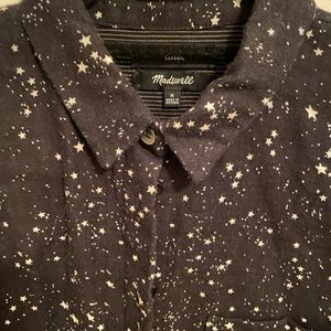 Madewell Oversized Ex-Boyfriend Shirt in Star Print
